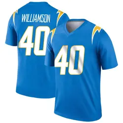 Youth Kendall Williamson Los Angeles Chargers Powder Jersey - Blue Legend