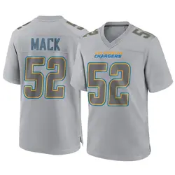 Youth Khalil Mack Los Angeles Chargers Atmosphere Fashion Jersey - Gray Game