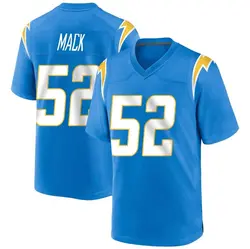 Youth Khalil Mack Los Angeles Chargers Powder Alternate Jersey - Blue Game