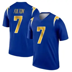 Youth Kristian Fulton Los Angeles Chargers 2nd Alternate Jersey - Royal Legend