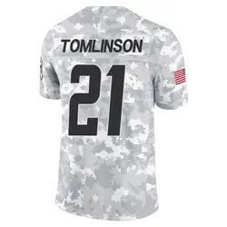 Youth LaDainian Tomlinson Los Angeles Chargers 2024 Salute to Service Jersey - Arctic Camo Limited