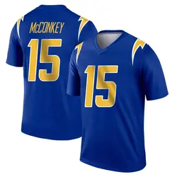 Youth Ladd McConkey Los Angeles Chargers 2nd Alternate Jersey - Royal Legend