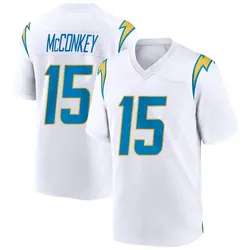 Youth Ladd McConkey Los Angeles Chargers Jersey - White Game