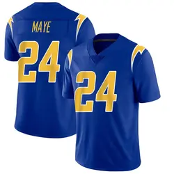 Youth Marcus Maye Los Angeles Chargers 2nd Alternate Vapor Jersey - Royal Limited