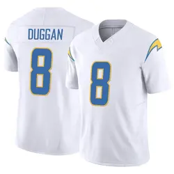 Youth Max Duggan Los Angeles Chargers Vapor F.U.S.E. Jersey - White Limited