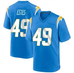 Youth Mike Estes Los Angeles Chargers Powder Alternate Jersey - Blue Game