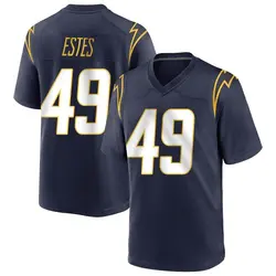 Youth Mike Estes Los Angeles Chargers Team Color Jersey - Navy Game