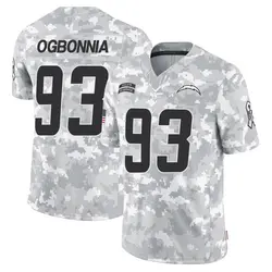 Youth Otito Ogbonnia Los Angeles Chargers 2024 Salute to Service Jersey - Arctic Camo Limited