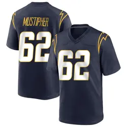 Youth Sam Mustipher Los Angeles Chargers Team Color Jersey - Navy Game