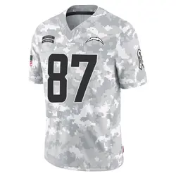 Youth Simi Fehoko Los Angeles Chargers 2024 Salute to Service Jersey - Arctic Camo Limited