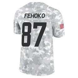 Youth Simi Fehoko Los Angeles Chargers 2024 Salute to Service Jersey - Arctic Camo Limited