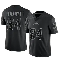 Youth Stone Smartt Los Angeles Chargers Reflective Jersey - Black Limited