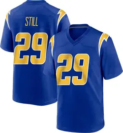 Youth Tarheeb Still Los Angeles Chargers 2nd Alternate Jersey - Royal Game