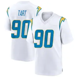 Youth Teair Tart Los Angeles Chargers Jersey - White Game