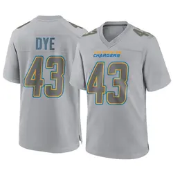 Youth Troy Dye Los Angeles Chargers Atmosphere Fashion Jersey - Gray Game