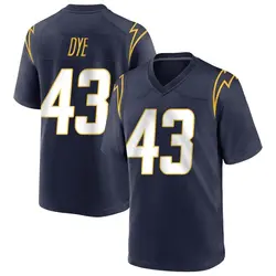 Youth Troy Dye Los Angeles Chargers Team Color Jersey - Navy Game