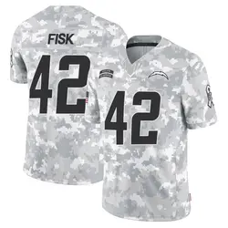 Youth Tucker Fisk Los Angeles Chargers 2024 Salute to Service Jersey - Arctic Camo Limited