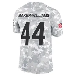 Youth Tyler Baker-Williams Los Angeles Chargers 2024 Salute to Service Jersey - Arctic Camo Limited