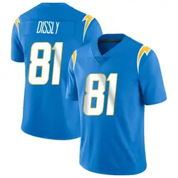 Youth Will Dissly Los Angeles Chargers Powder Vapor Untouchable Alternate Jersey - Blue Limited