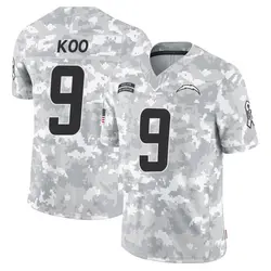 Youth Younghoe Koo Los Angeles Chargers 2024 Salute to Service Jersey - Arctic Camo Limited