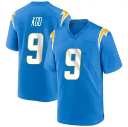 Youth Younghoe Koo Los Angeles Chargers Powder Alternate Jersey - Blue Game