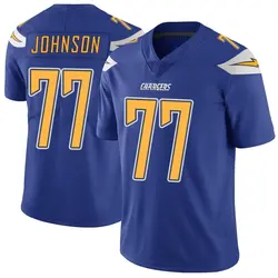 Youth Zion Johnson Los Angeles Chargers Color Rush Vapor Untouchable Jersey - Royal Limited