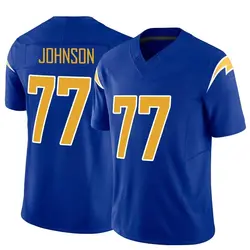 Youth Zion Johnson Los Angeles Chargers Vapor F.U.S.E. Jersey - Royal Limited